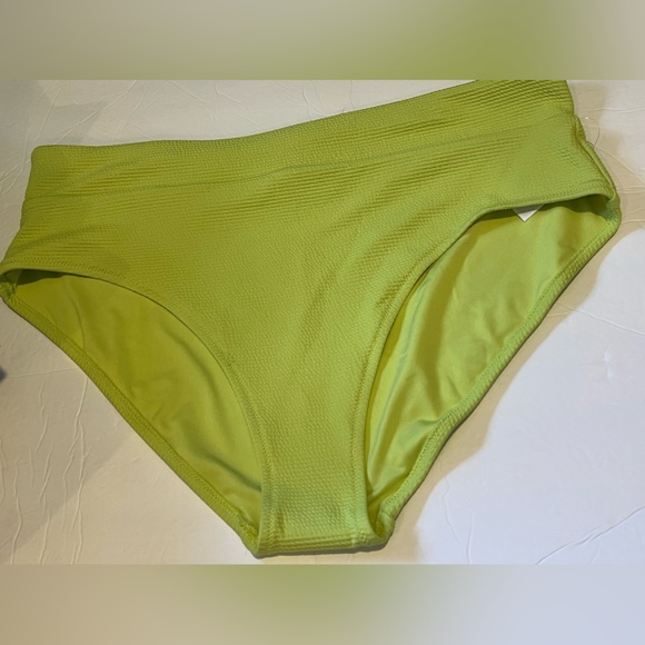 2 Pairs Set Old Navy Women's High-Waisted Pucker Bikini Swim Bottoms XXL Orange - Picture 2 of 16